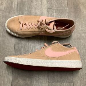 Womens Nike‎ SB Blazer Suede Lace Up Low Cut Sneakers Shoes